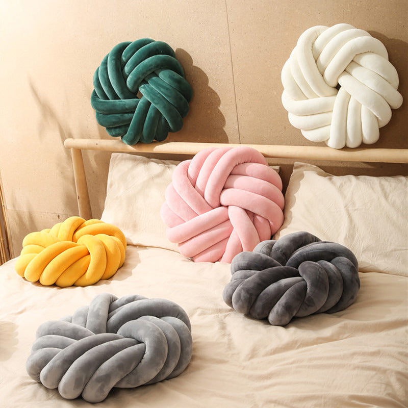 Soft Big Knotted Cushion 33 CM