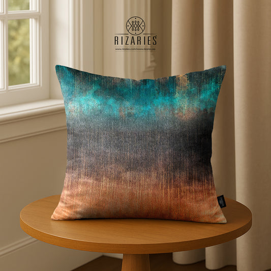 Supersoft Ombre Emerald & Copper Abstract