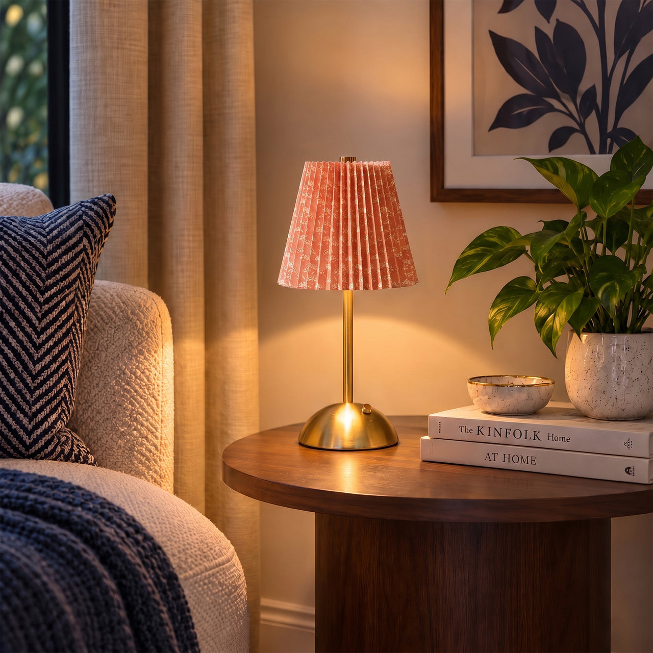 Peach Glow Desk Lamp
