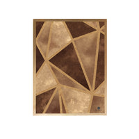 Thumbnail for Copper Gold Triangle Painting