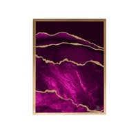 Thumbnail for Purple Gold Abstract Painting