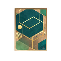 Thumbnail for Emerald Copper Abstract Painting
