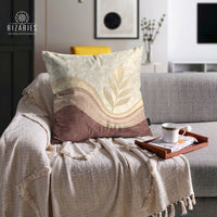 SuperSoft Pink Wave Throw Pillow