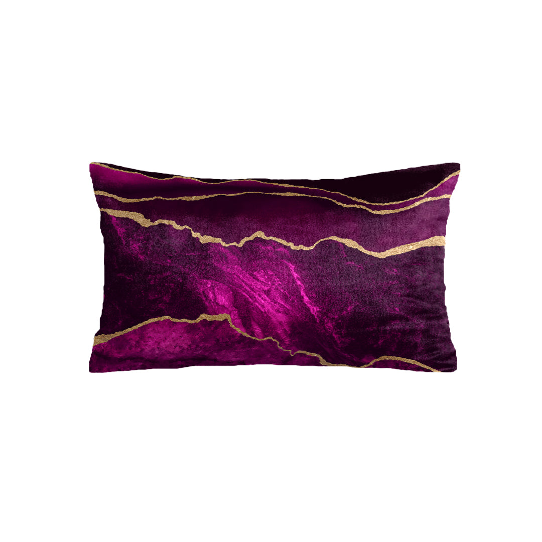 SuperSoft Purple Gold Abstract Rectangle