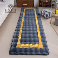 Thumbnail for SuperSoft Box Style Fur with Gold Runner Rug