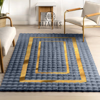 Thumbnail for SuperSoft Box Style Fur with Gold Centerpiece (Rug)