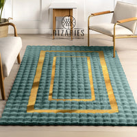 Thumbnail for SuperSoft Box Style Fur with Gold Centerpiece (Rug)