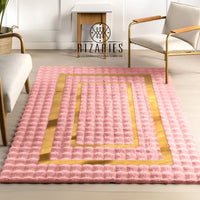 Thumbnail for SuperSoft Box Style Fur with Gold Centerpiece (Rug)