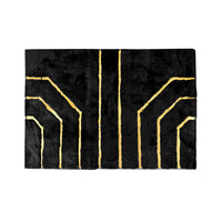 Thumbnail for SuperSoft Plain Fur with Gold Centerpiece (Rug)