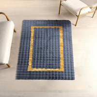 Thumbnail for SuperSoft Box Style Fur with Gold Centerpiece (Rug)