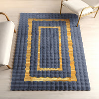 Thumbnail for SuperSoft Box Style Fur with Gold Centerpiece (Rug)