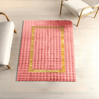 Thumbnail for SuperSoft Box Style Fur with Gold Centerpiece (Rug)