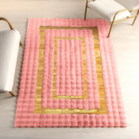 Thumbnail for SuperSoft Box Style Fur with Gold Centerpiece (Rug)
