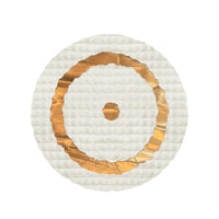 Thumbnail for SuperSoft Box Style Fur with Gold Round Rug