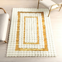 Thumbnail for SuperSoft Box Style Fur with Gold Centerpiece (Rug)