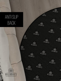 Thumbnail for Yellow Grey Round Centerpiece (Rug)