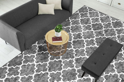 Grey & White Centerpiece (Rug)