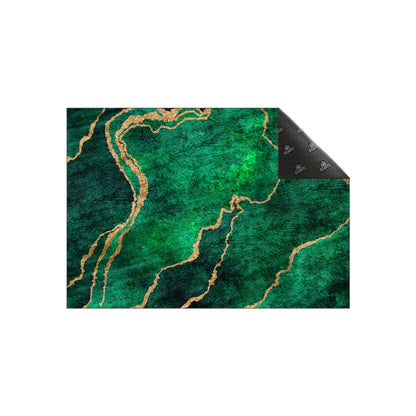 Green Abstract Centerpiece (Rug)