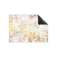 Thumbnail for White Gold Abstract Centerpiece (Rug)