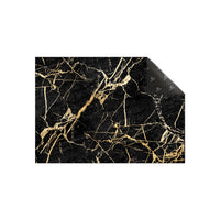 Thumbnail for Black Shades of Gold Abstract Centerpiece (Rug)