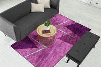Thumbnail for Shades of Purple Traingle Centerpiece (Rug)