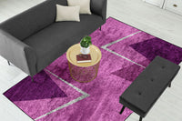 Thumbnail for Shades of Purple Traingle Centerpiece (Rug)