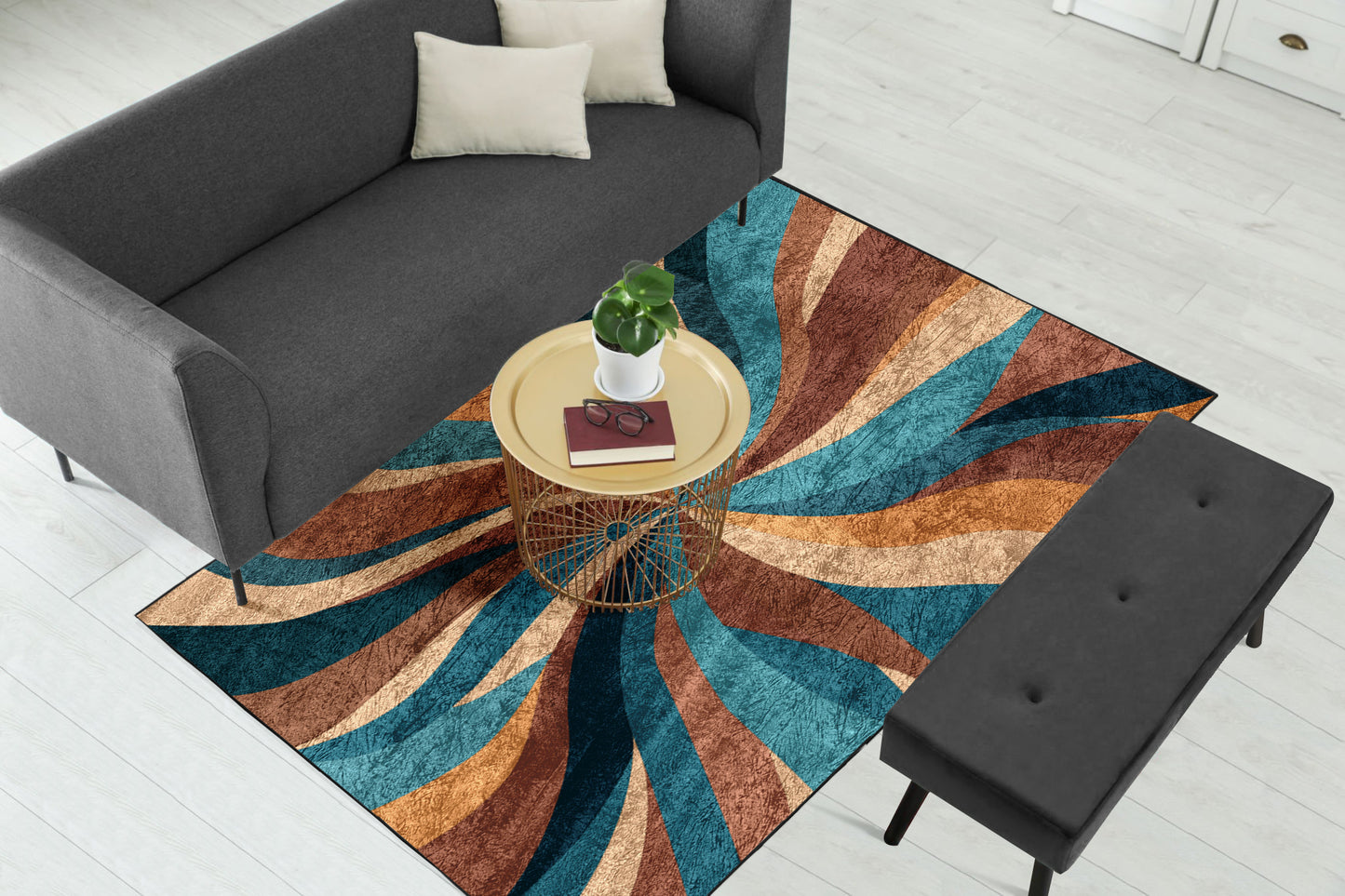 Ocean Design Centerpiece (Rug)