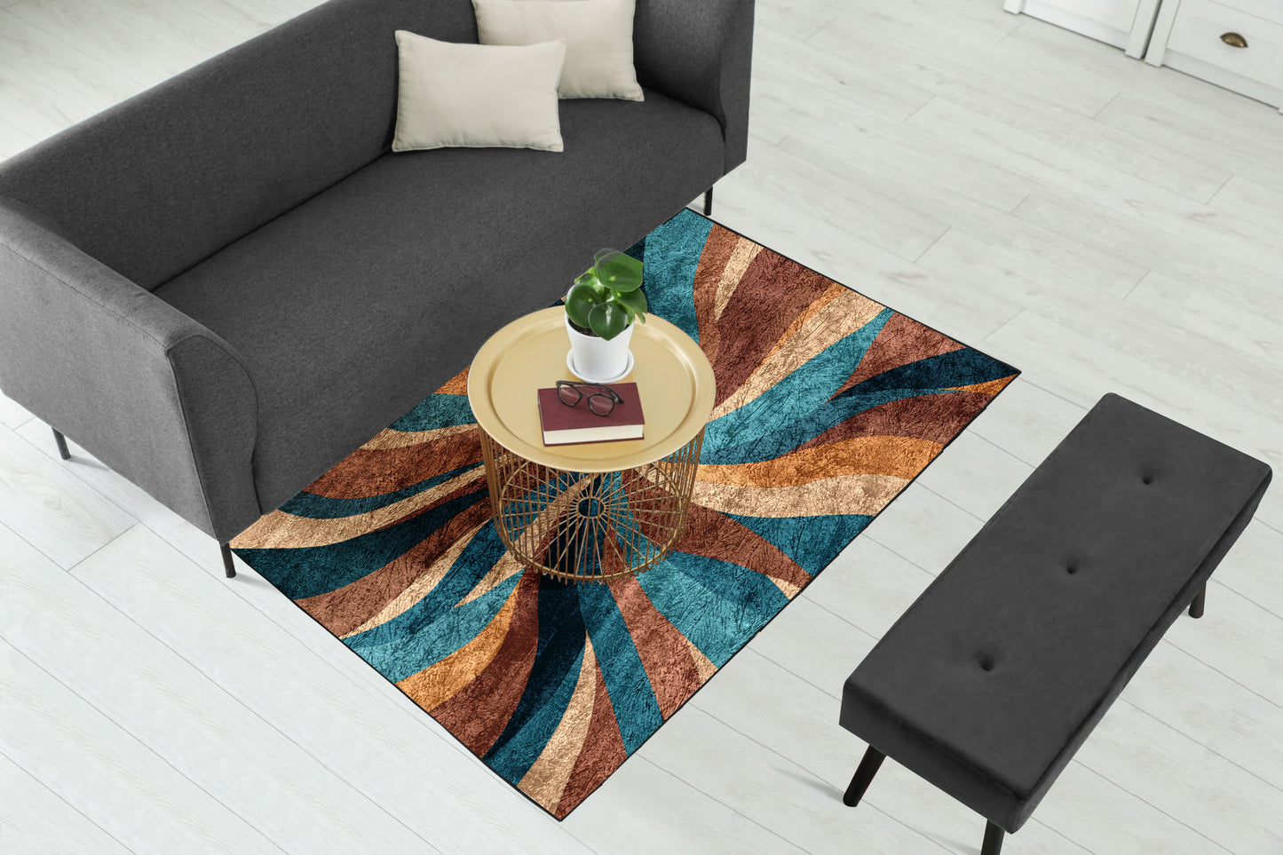 Ocean Design Centerpiece (Rug)