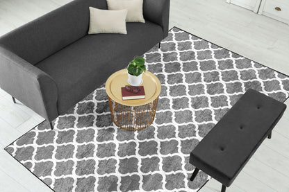 Grey Moroccan Centerpiece (Rug)