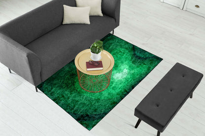 Shades of Green Centerpiece (Rug)