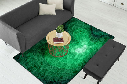 Shades of Green Centerpiece (Rug)