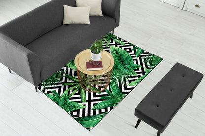 Tropical Geometric Centerpiece (Rug)