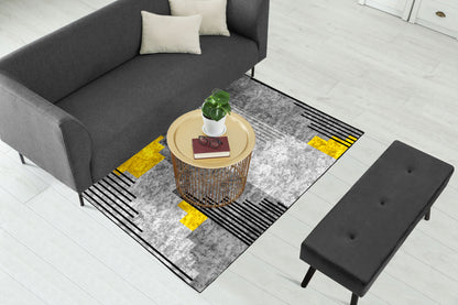 Black Lines Centerpiece (Rug)