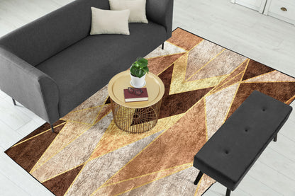 Copper Geometric Centerpiece (Rug)