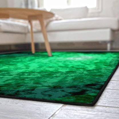 Shades of Green Centerpiece (Rug)