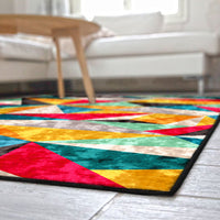 Thumbnail for Colorful Geometric Centerpiece (Rug)