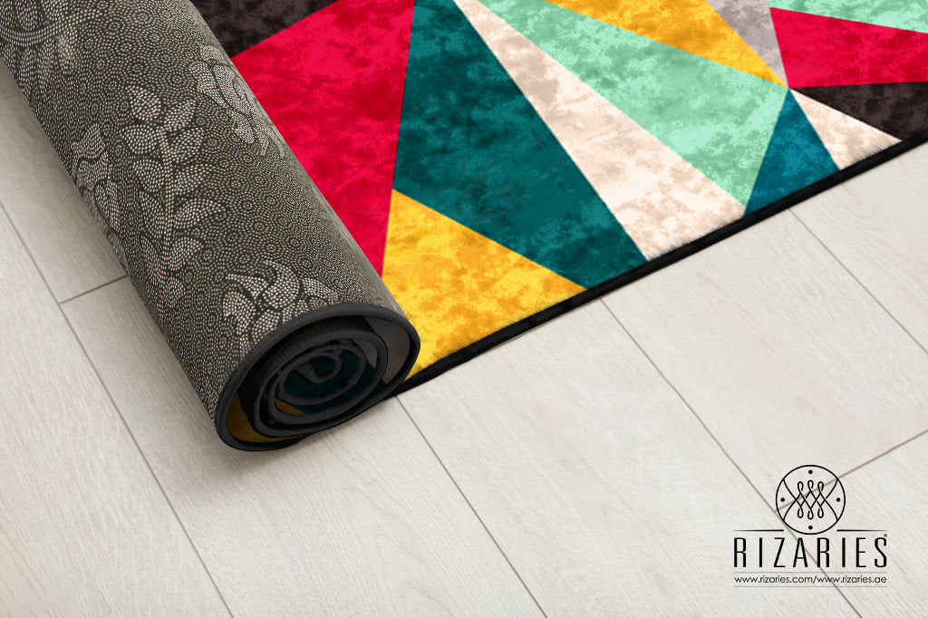 Colorful Geometric Centerpiece (Rug)