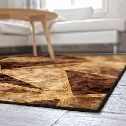 Copper Gold Triangle Centerpiece (Rug)