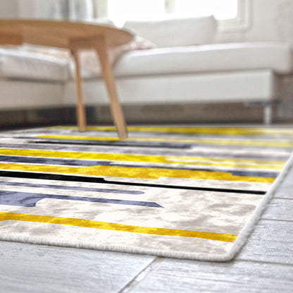 Yellow Lines Centerpiece (Rug)