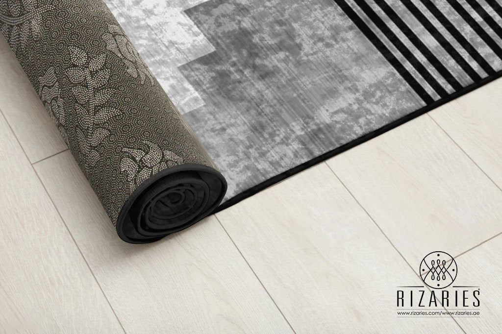 Black Lines Centerpiece (Rug)