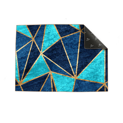 Teal Metallic Centerpiece (Rug)