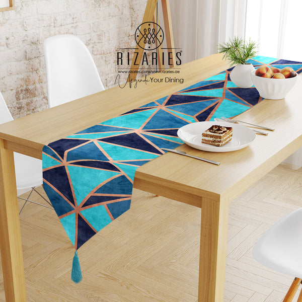 Teal Metallic Table Runner (CLEARANCE SALE)
