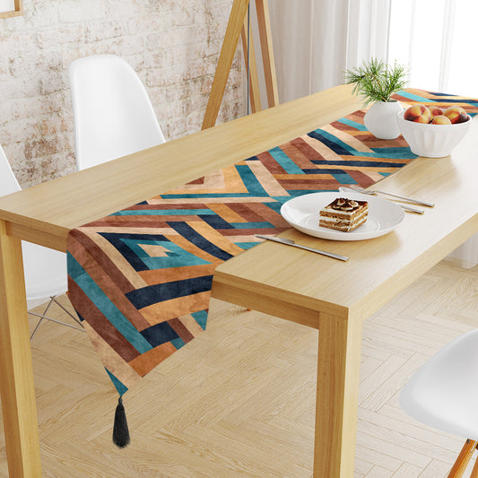 Ocean Lines Table Runner