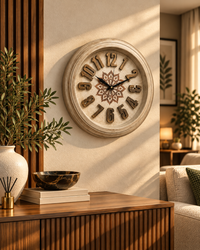 Rustic Vintage Wall Clock 18 inches