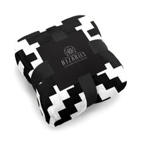 Thumbnail for Soft Black White Geometric Sofa Blanket Throw