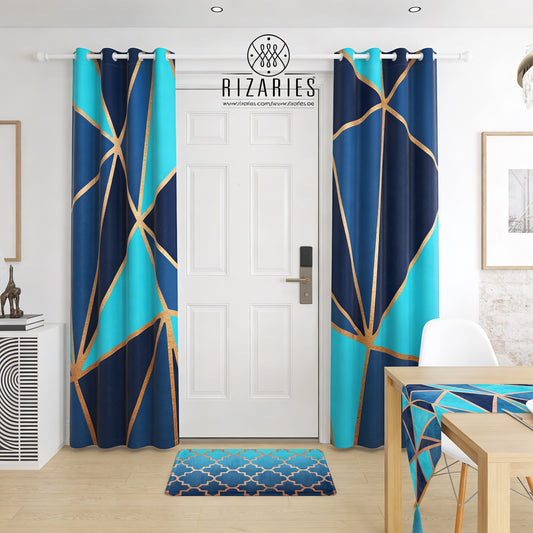 Teal Metallic Home Set