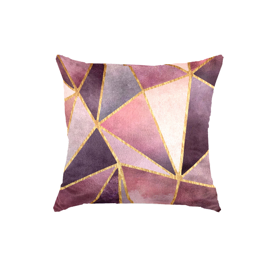 SuperSoft Stained Glass Metallic Throw Cushion