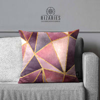 Thumbnail for SuperSoft Stained Glass Metallic Throw Cushion
