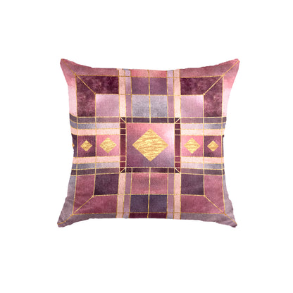 SuperSoft Stained Glass Geometric Throw Cushion