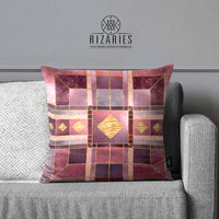 Thumbnail for SuperSoft Stained Glass Geometric Throw Cushion